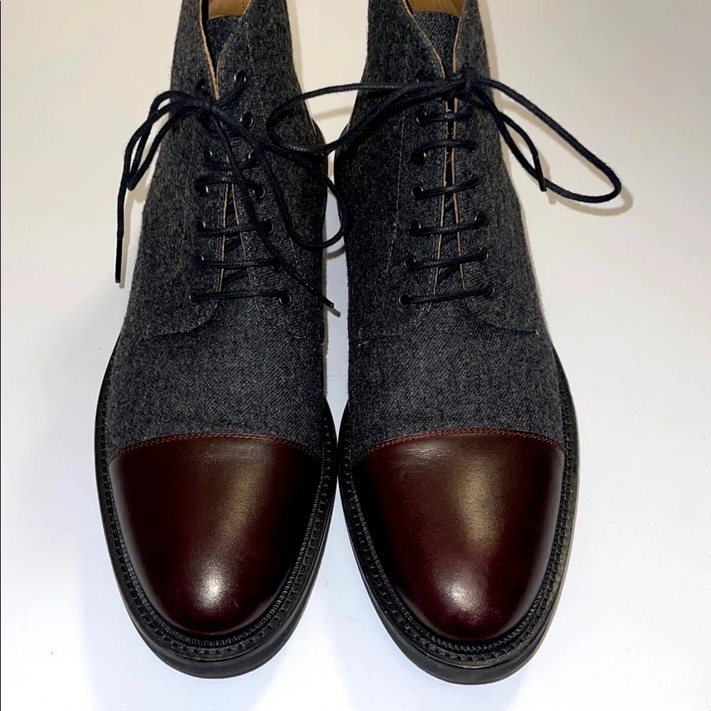 Taft The Jack Boot in Grey Oxblood